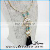 Fashion Design Simple Gold Chain Necklace Gemstone Chain Necklace thumbnail-3