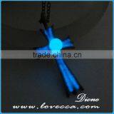 Nice Night Multiple Pendants Glowing Jewelry Crucifix Necklace thumbnail-2