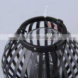 Portable Globular Painted Iron+Glass Candle Holder/Home Decoration Candlestick thumbnail-3