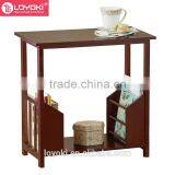 Magazine Table Wooden Magazine Storage Rack High Quality Sofa Side Table Wholesale thumbnail-1