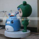 Fiberglass Little Girl Cartoon Mascot thumbnail-4