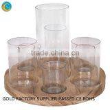 Crystal Candle Holders Oil Lamp Fiberglass Wicks Candle Jar thumbnail-2