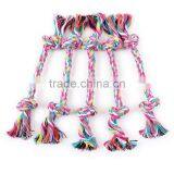 Small Spot Wholesale Selling Pet Dog Rope Toys 16cm Double Knot Woven Cotton Rope Molar Tooth thumbnail-1