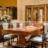 YB69 Antique Home Useful Living Room and Study Room Wooden and Glass Tall Display Cabinet With 2 Doors thumbnail-4