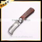 OK-Tools Kampilan Electrician Knife With Wood Handle(3Cr13) thumbnail-1