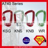 24KN Bent Gate Aluminum Mountain Climbing Carabiner Made in Taiwan thumbnail-5