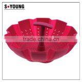 11002 Silicone Foldable Vegetable Steamer Filter thumbnail-4