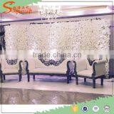 Artificial Flower for Wall Decoration/ SongTao 20160802 Wholesale Rose Flower Wall Artificial White Flower Wedding thumbnail-2