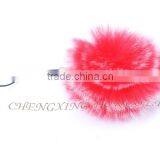 CX-A-54F Rabbit Fur Mobile Phone Strap Promotional Fur Keychain thumbnail-6