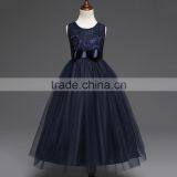 Children Girl Sleeveless Dress Embroidered Princess Lace Wedding Dress thumbnail-2