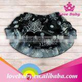 Wholesale Baby Ruffle Bloomers With Cobweb Print Baby Bloomers Triple Ruffle Bloomers thumbnail-1