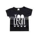 S17499A Children Summer Clothes Print Tees Cotton Boys Girls Tees thumbnail-5