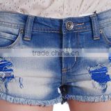 Professional Jeans Manufacturer in China Hotsale Sexy Women Shorts