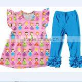 Silk Milk Summer Children Sleeveless Outfit Back to School Sets Summer Girls Outfit thumbnail-1