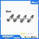 High Quality Round Shoelaces Shoestrings Glitter Decorative Metallic Aglet for Shoelace - Premium Gold Metal Tippings - 23 mm thumbnail-2