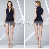 Women Summer Two Pieces Business Suits Office Lady Casual Uniform thumbnail-3