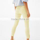 Korean Fashion Designs Casual Pure Color Skinny Fit Trousers Womens thumbnail-6