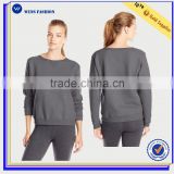 Custom Sports Plain Sweatshirts Cheap Fleece Sweater Girls Stylish Knitted Pullover Sweater