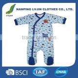 New Born Baby Garments Allover Printing Jumpsuit