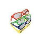Durable Plastic Red & Blue 3D Lens Color Kid's Square Polarized 3d tv Glasses thumbnail-1