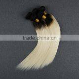 Factory Wholesale Price Two Tone Ombre Colored Hair Weave Bundles thumbnail-5