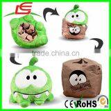 Wholesale Cut the Rope Reversible 6inch Om Nom Plush Toy thumbnail-5