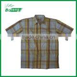Polyester Short Sleeve Shirt Dress thumbnail-1