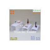 High-grade Multifunctional Three Pieces a Set Acrylic Material Display Case for Leather Belt Cosmetic Boutique Display