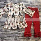 Easter Boutique Kids Clothing Remake Girl Rabbit Print Outfits Spring Boutique Girl Clothing Sets thumbnail-5