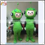 Hot sell inflatable green plants mascot costume , lovely plush cosplay costume for adult