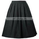 Grace Karin Women's Vintage Retro Pleated Black Cotton Skirt 7 Patterns CL010401-6 thumbnail-1