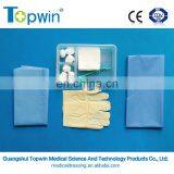 High quality Medical catheterization set (gauze, small) surgical basic dressing set