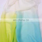Hotselling 2 Tones Hand Printing 6mm 100%pure Silk Chiffon Fabric