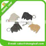 Whole Sale Creative Elephant Shaped Leather Keychain Keyring With Best Price thumbnail-2