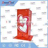 Heart Love Light up Vase, Decorative Vase Light, Paper Vase thumbnail-2