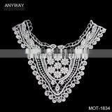 Low price sexy neck collar;new design chemical neck lace; best selling lingerie collar lace for party dress