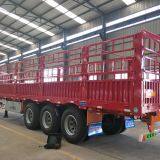 Factory 3/4 Axles 40ft Side Wall Semi Cargo Truck Semi Trailer Container Flatbed Lowbed Semi Trailer thumbnail-2