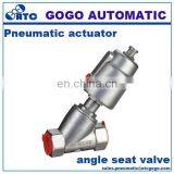 Stainless Steel Double Acting Angle Seat Actuator Valve thumbnail-2