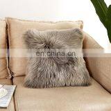 Hot Sale Trendy Faux Fur Sheepskin Throw Pillow Case thumbnail-2