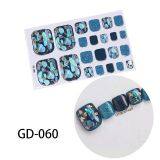 Nail Sticker Adhesive Toenail Art Polish Tips French Glitter Sequins Nail Wraps Strips Easy To Wear Manicure for Women thumbnail-4