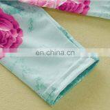 Soft Cotton Baby Sleeping Bag With Hairband Set Floral Print Baby Knotted Gown thumbnail-3