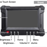7 Inch Rugged Shockproof Intelligent Traffic Management Mobile Terminal for For Agriculture, Mining, Transportation GPS Navigator,Android Car Touch Display Agriculture Truck Navigation thumbnail-3