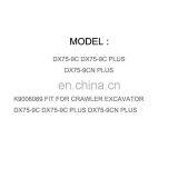 DIESEL ENGINE PARTS VALVE SOLENOID K9006069 FIT FOR CRAWLER EXCAVATOR DX75-9C DX75-9C PLUS DX75-9CN PLUS thumbnail-1