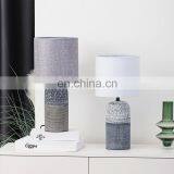 Hot Sale Fancy Ceramic Desk Lamp Antique Design Grey Lighting Table Lamp for Home Bedside thumbnail-2