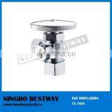 Chrom Plated Brass Angle Stop Valve With Pex Connection thumbnail-4