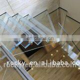 Qingdao Rocky High Quality Best Price Anti-slip Tempered Laminated Glass Stair Treads thumbnail-4