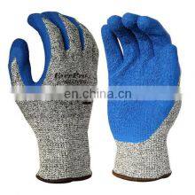 HPPE Level 5 Abrasion Resistance Work Latex Palm Cut Resistant Gloves thumbnail-1