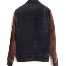 FACTORY NEW ARRIVAL FASHION MEN'S GENUINE SUEDE LEATHER BASEBALL JACKET 2021/AW thumbnail-2