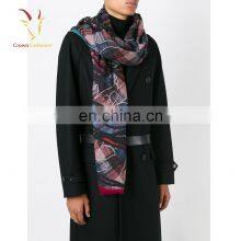 Latest Design Wool Scarf,Wholesale Infinity Scarf ,Print 100% Cashmere Scarf