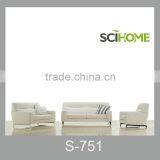 simple pure white 3 2 1 seat upholstery sofa